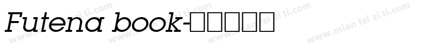 Futena book字体转换